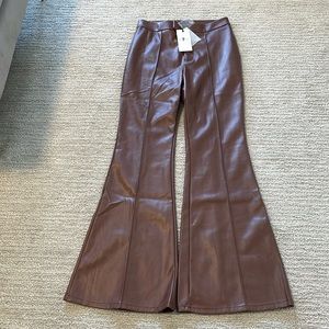 7 for all mankind faux leather pants